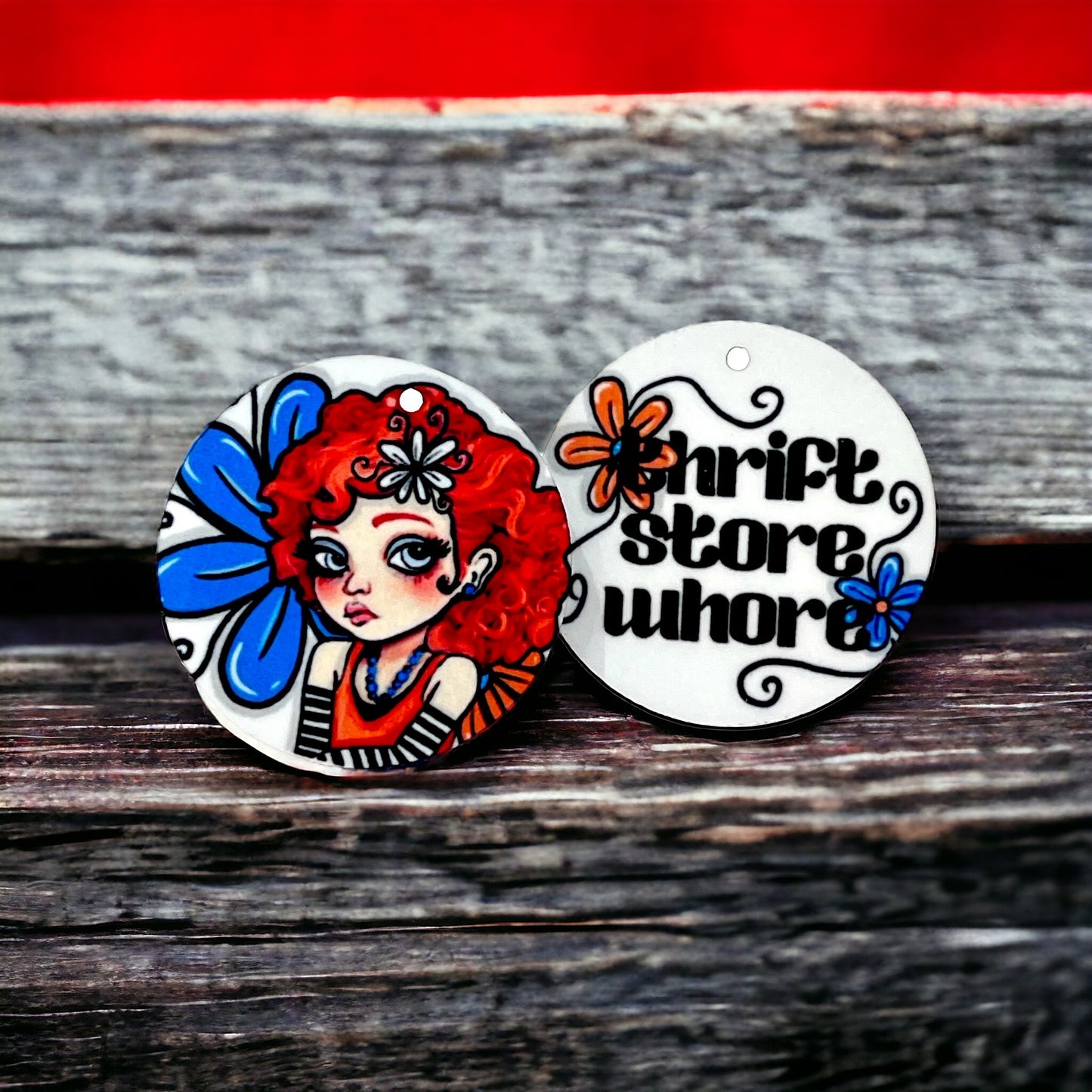 Thrift Store Whore Wilma - Jewelry Components - Charms