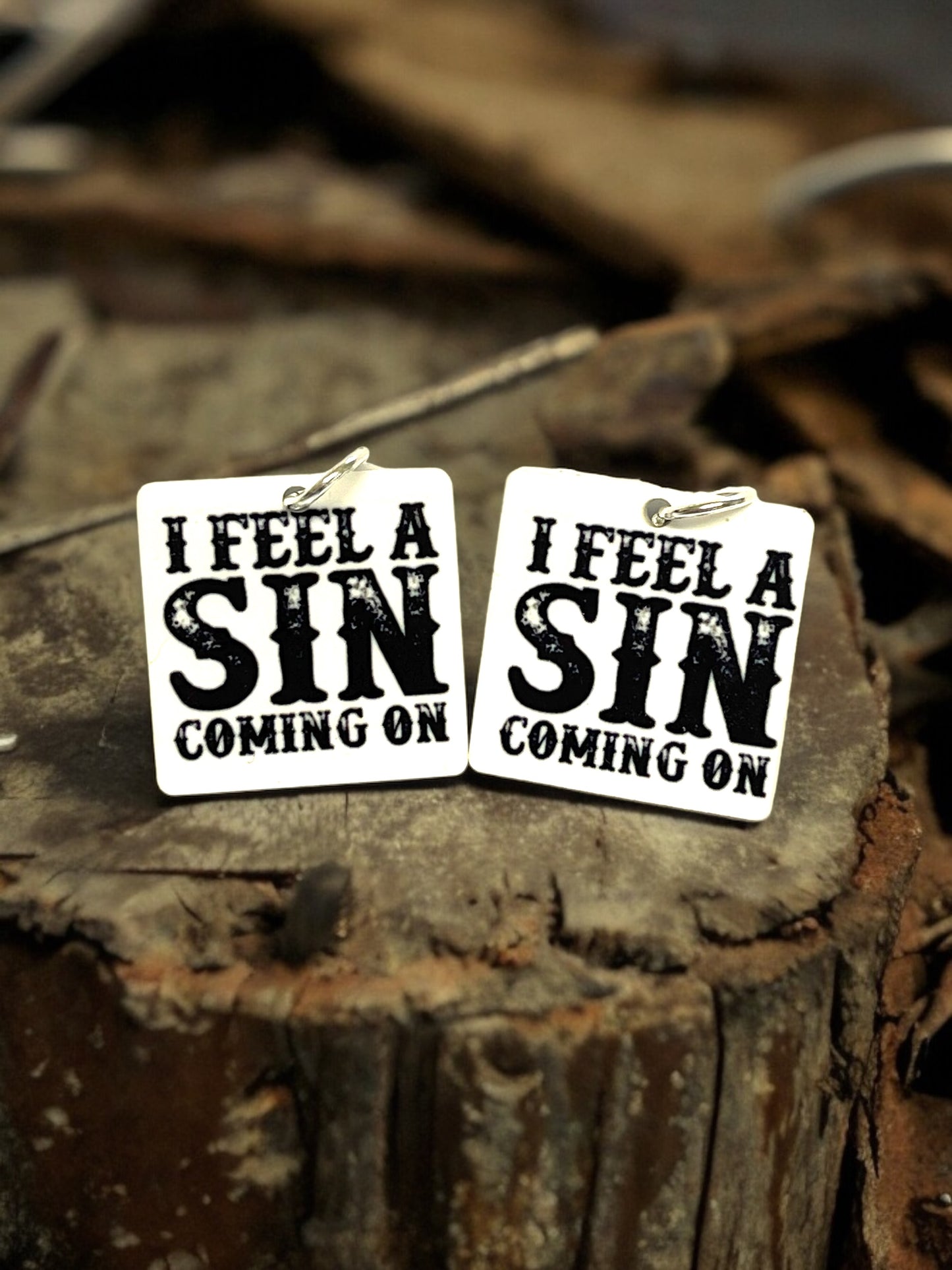 I Feel A SIN Coming On! - Jewelry Components - Charms #3