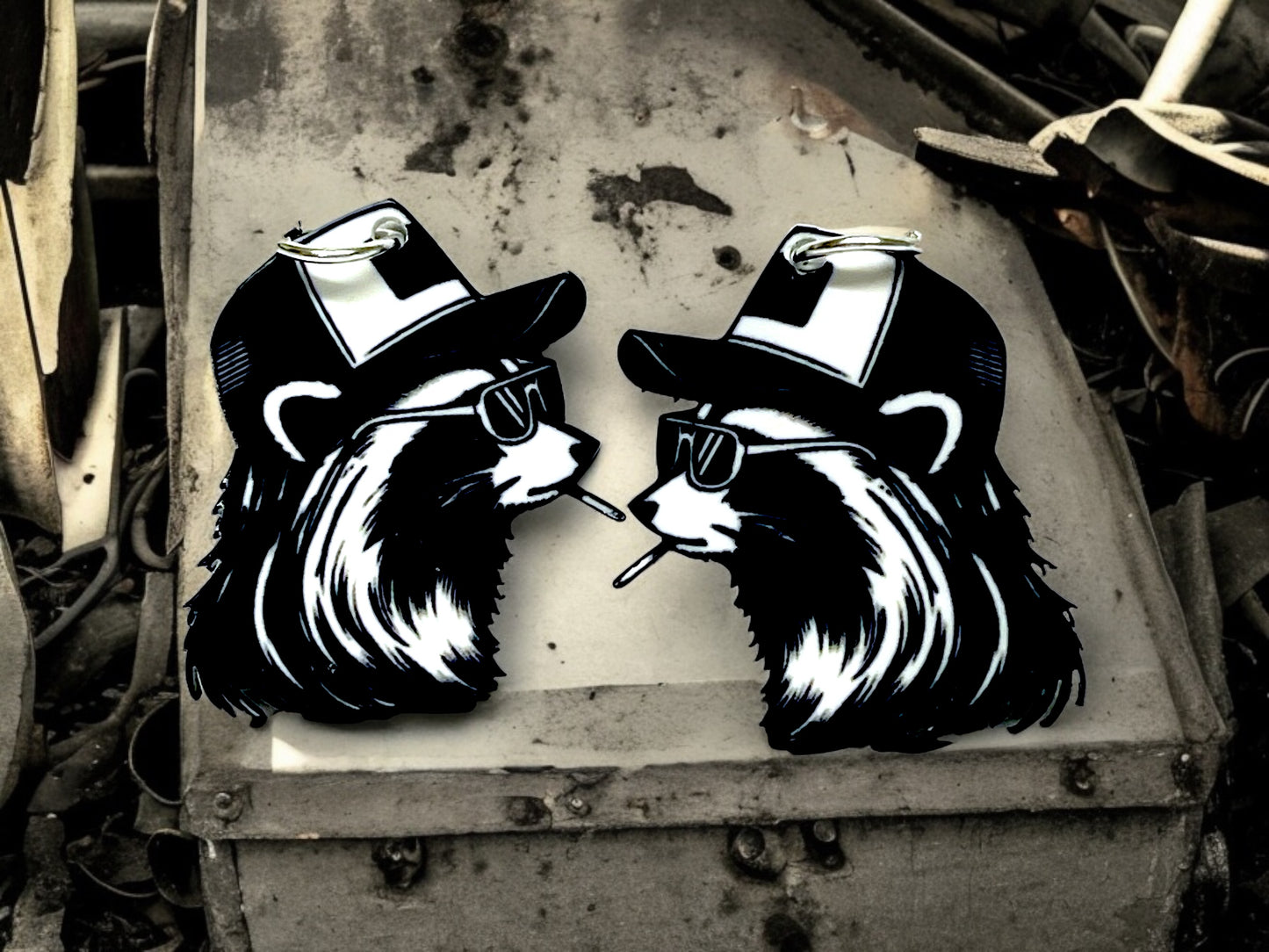 Racoon Rick - Jewelry Components - Charms #7