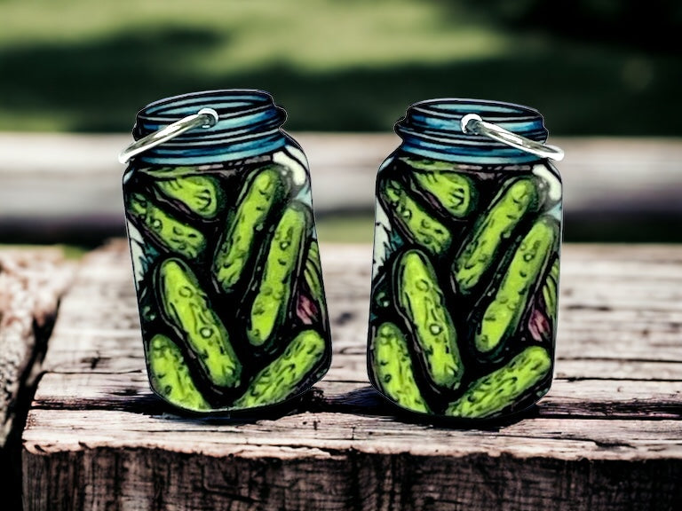 Pickle Jar - Jewelry Components - Charms