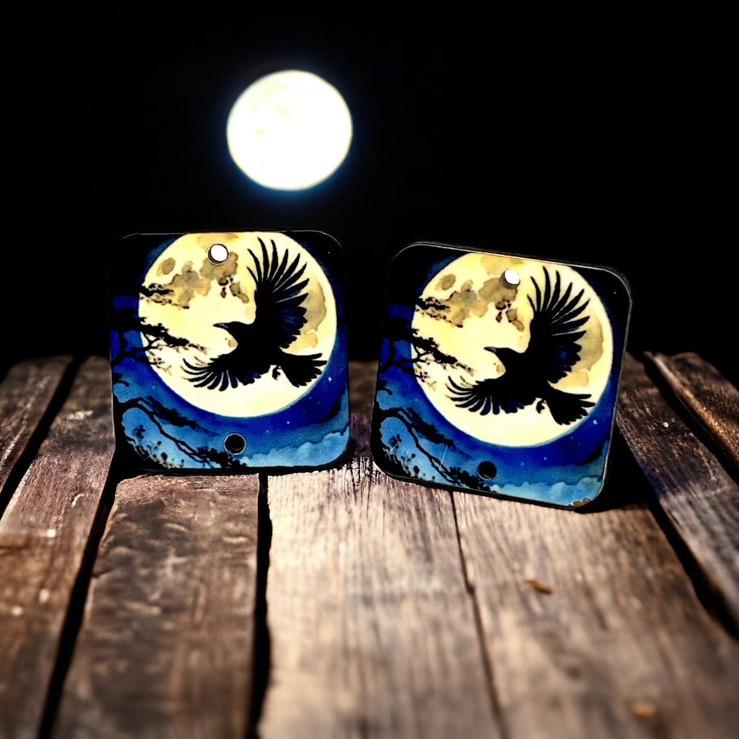 Moonlight Ravens - Jewelry Components - Charms